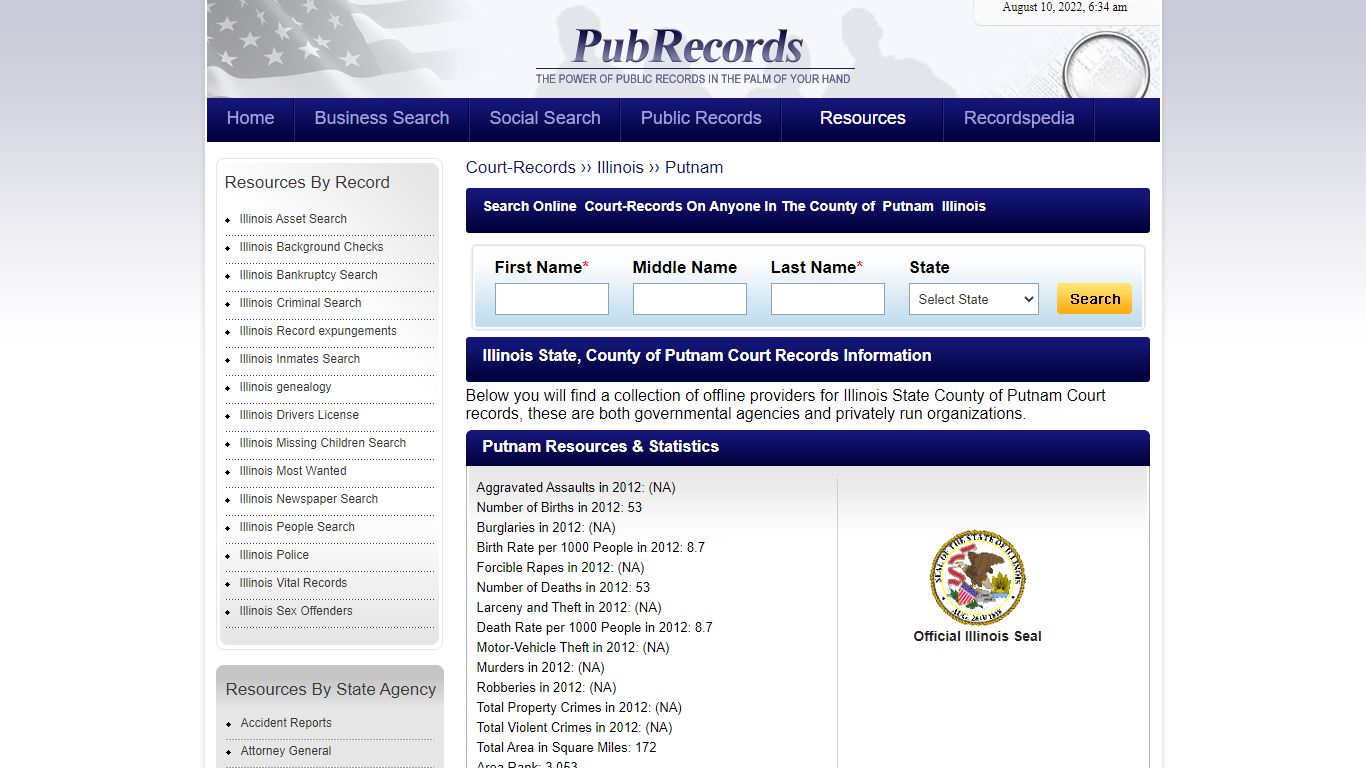 Putnam County, Illinois Court Records